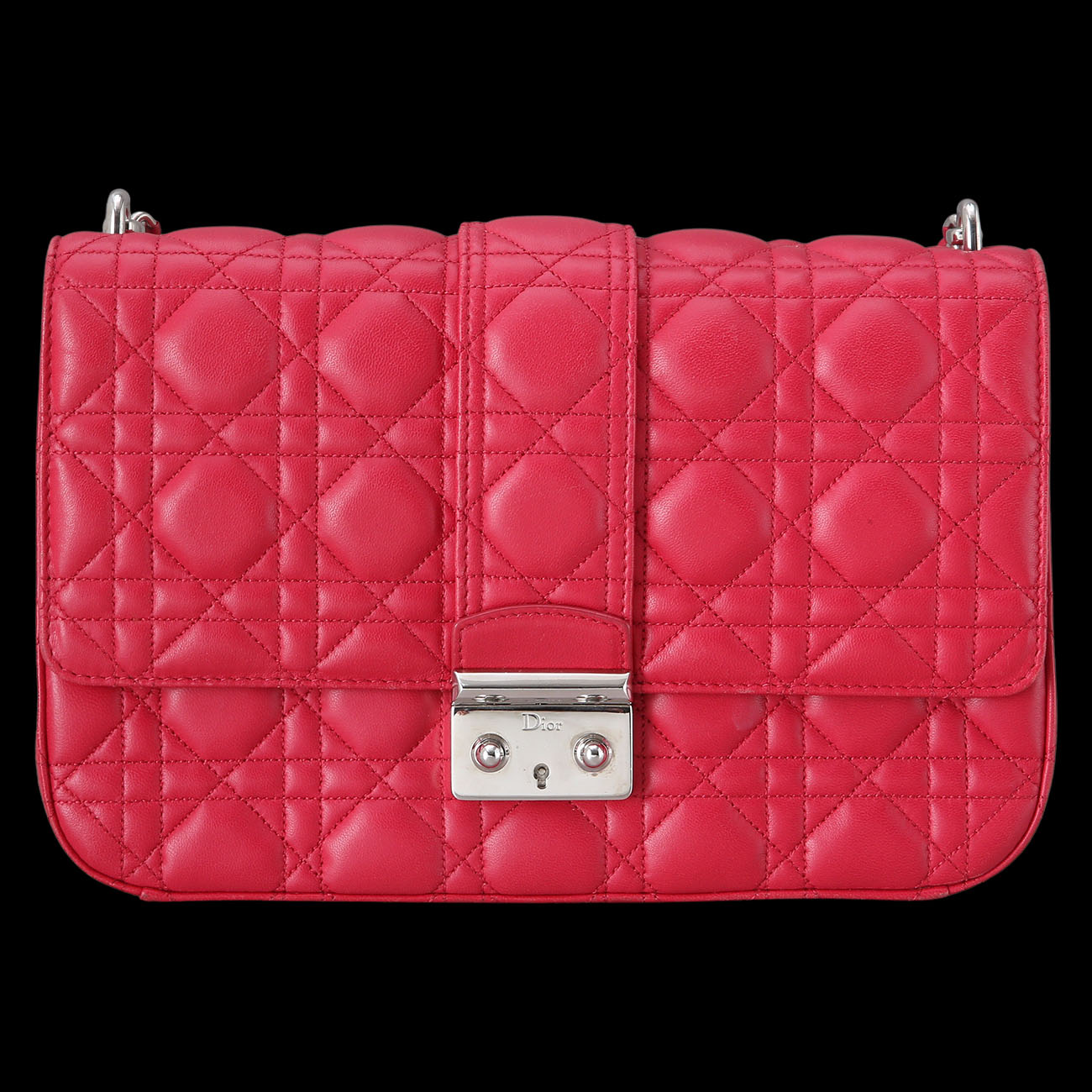 CHRISTIAN DIOR(USED)크리스찬 까나쥬 체인 플랩백